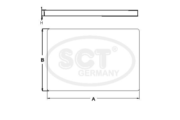 SCT GERMANY Suodatin, sisäilma SA 1101